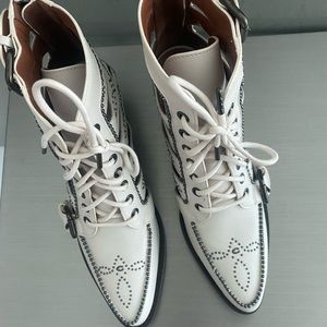 Coach Paisley Cut Out Boots